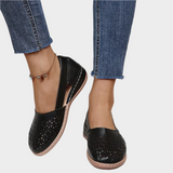 Anatomical Ballet Shoes with Cutouts and Strap