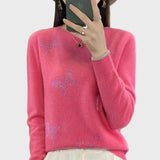 Butterfly – Knitted Sweater with Butterfly Motif