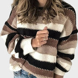 Striped – Knitted Sweater with Pattern