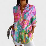 Antonija - T-Shirt with Colorful Pattern