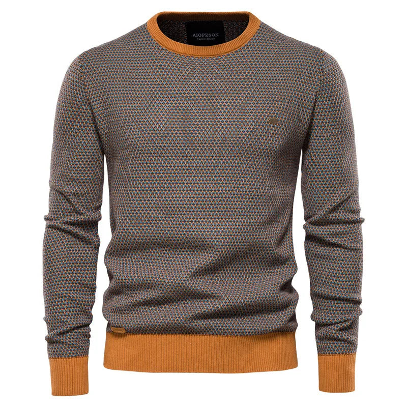 Steinmann™ | Men's Pullover with Diamond Pattern
