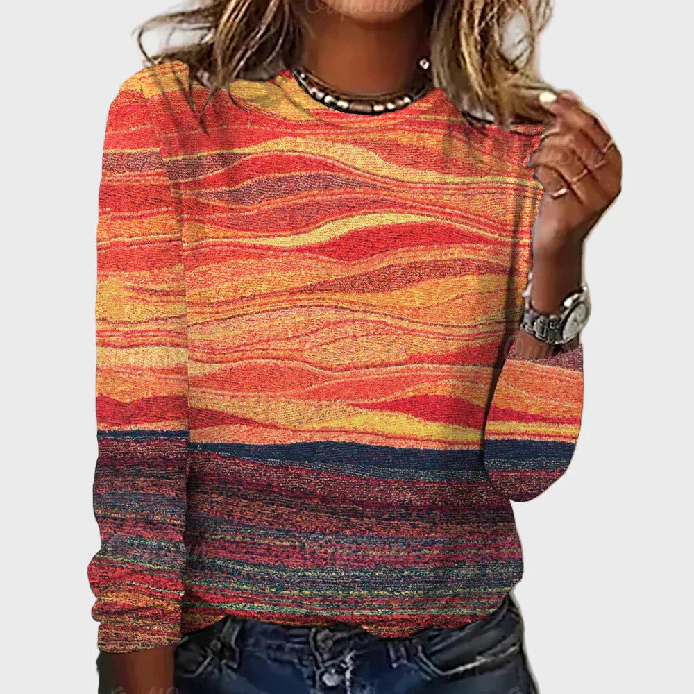 Lisa - Knitted Sweater with Long Sleeves