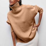 Katrielle - Comfortable Sweater with High Collar