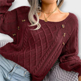 Malia - Knitted Sweater with Button