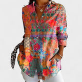 Antonija - T-Shirt with Colorful Pattern