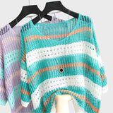Comfortable Knit Top with Slit