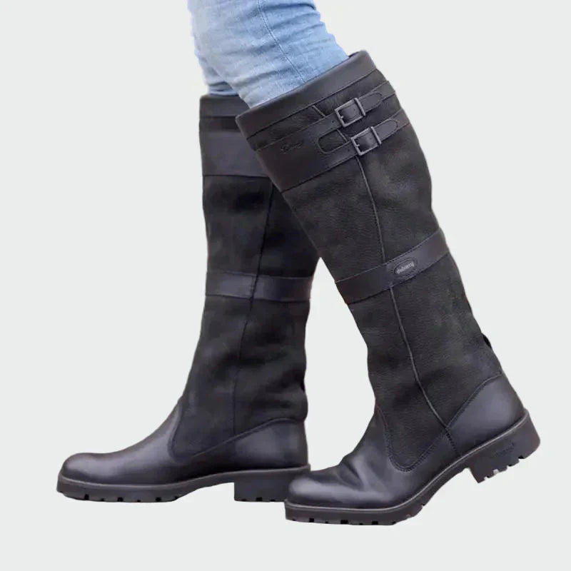 Aria – retro leather boots for everyday style