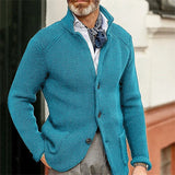 Johann | Knitted jacket with high collar