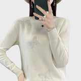 Butterfly – Knitted Sweater with Butterfly Motif