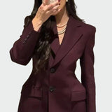 Jacket with Impressive Line and Buttons
