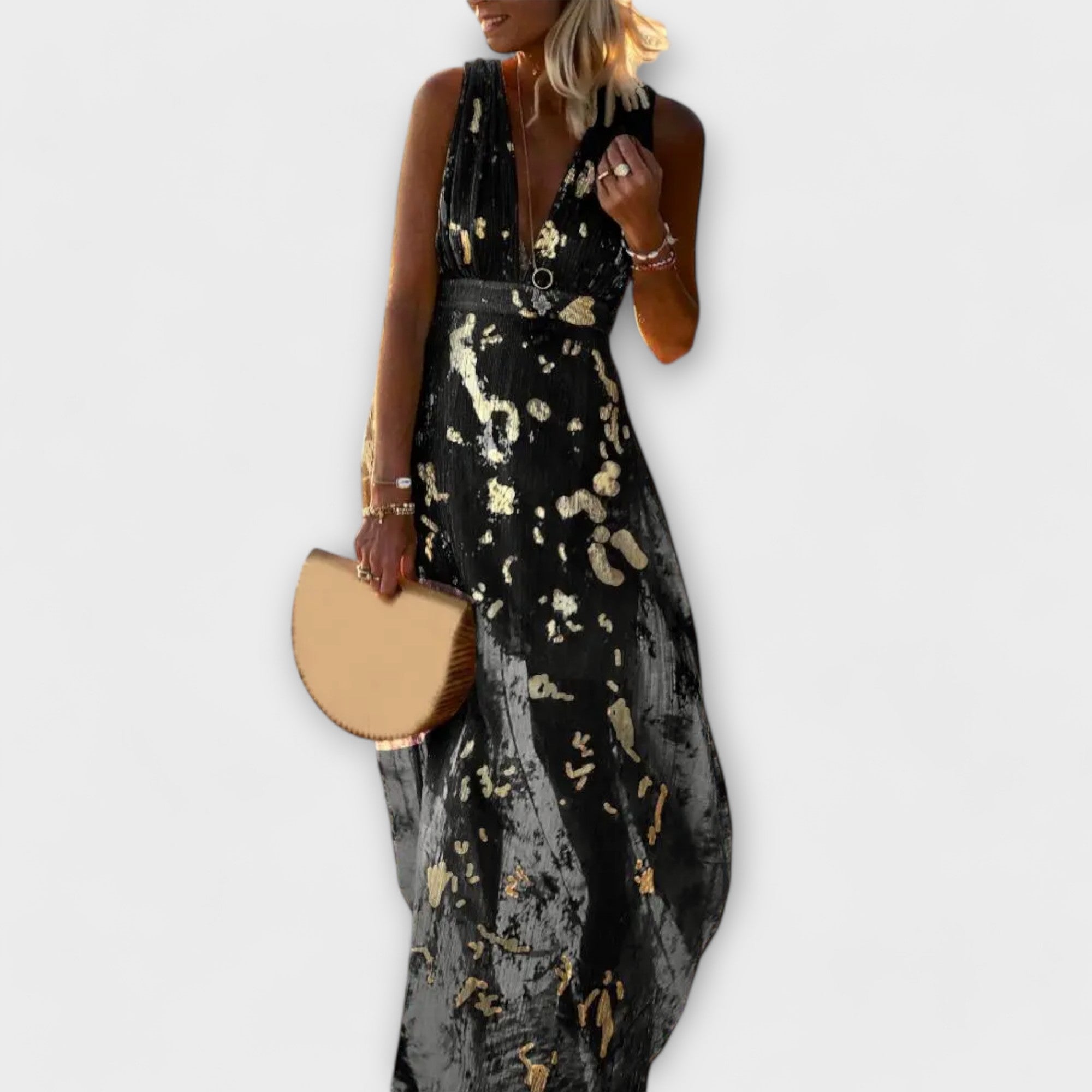 Tatiana - Elegant V-Neck Dress
