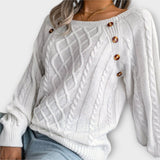 Malia - Knitted Sweater with Button