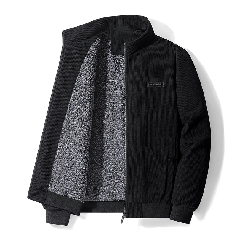 Marko | Cord Jacket with Fleece Lining