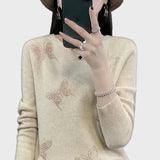 Butterfly – Knitted Sweater with Butterfly Motif