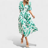 Clara – Elegant Floral Midi Dress