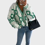 Modern – Knitted Vest with Geometric Pattern