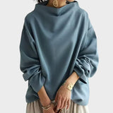 Kristina - Soft Knit Sweater with High Collar