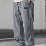 Men's Corduroy Pants – Comfortable Fit with Elastic Waistband