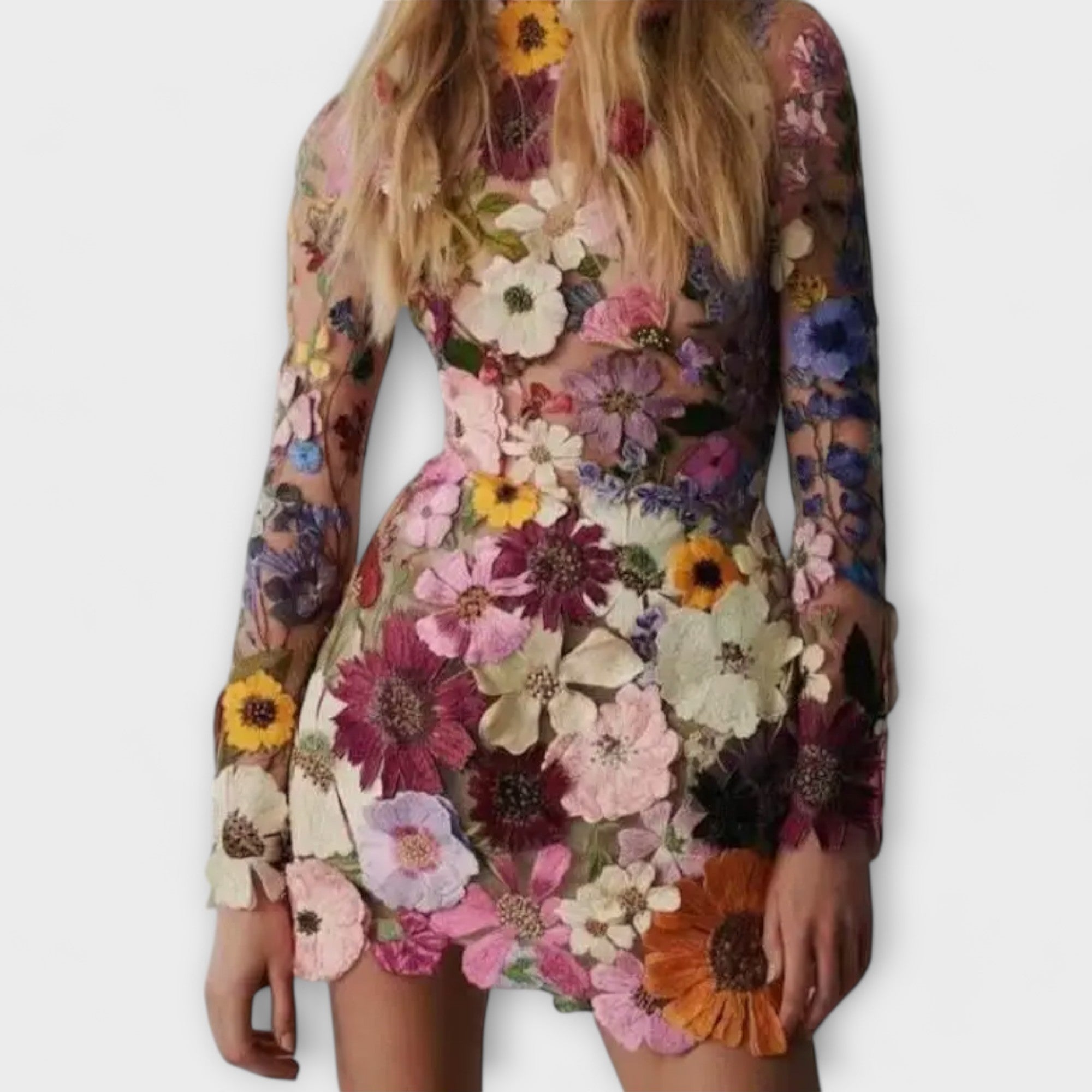 Dolores – Dress with Floral Pattern