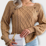Malia - Knitted Sweater with Button