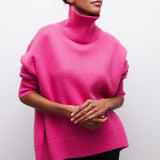 Katrielle - Comfortable Sweater with High Collar