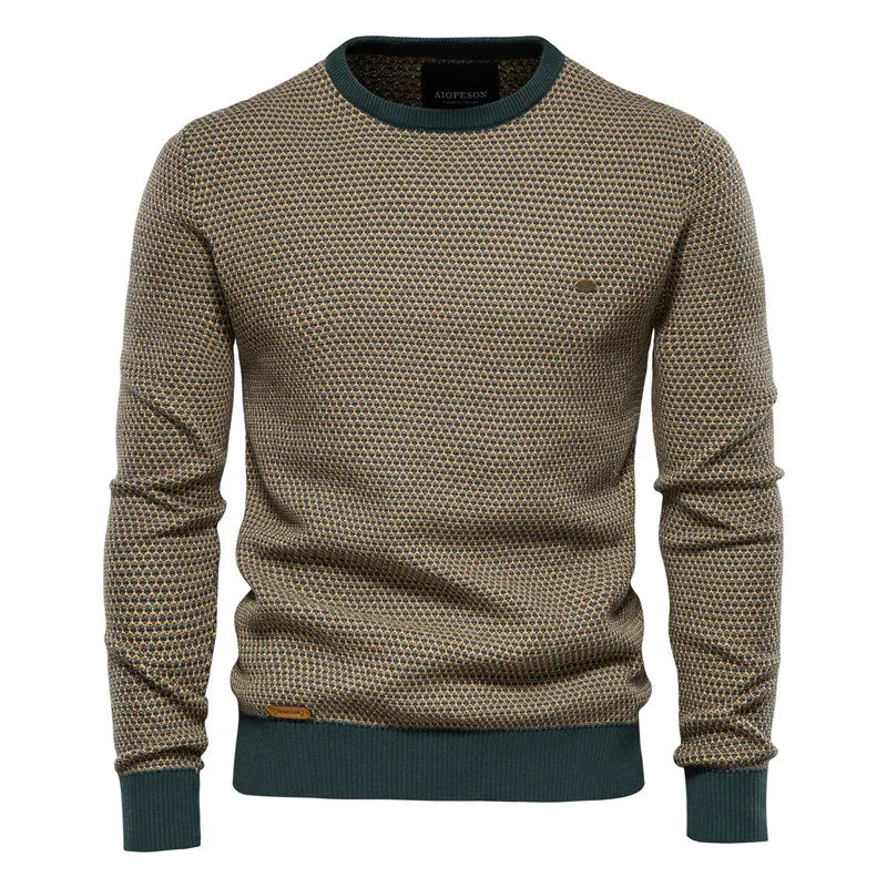 Steinmann™ | Men's Pullover with Diamond Pattern