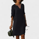 Lana - Dress with V-Neck