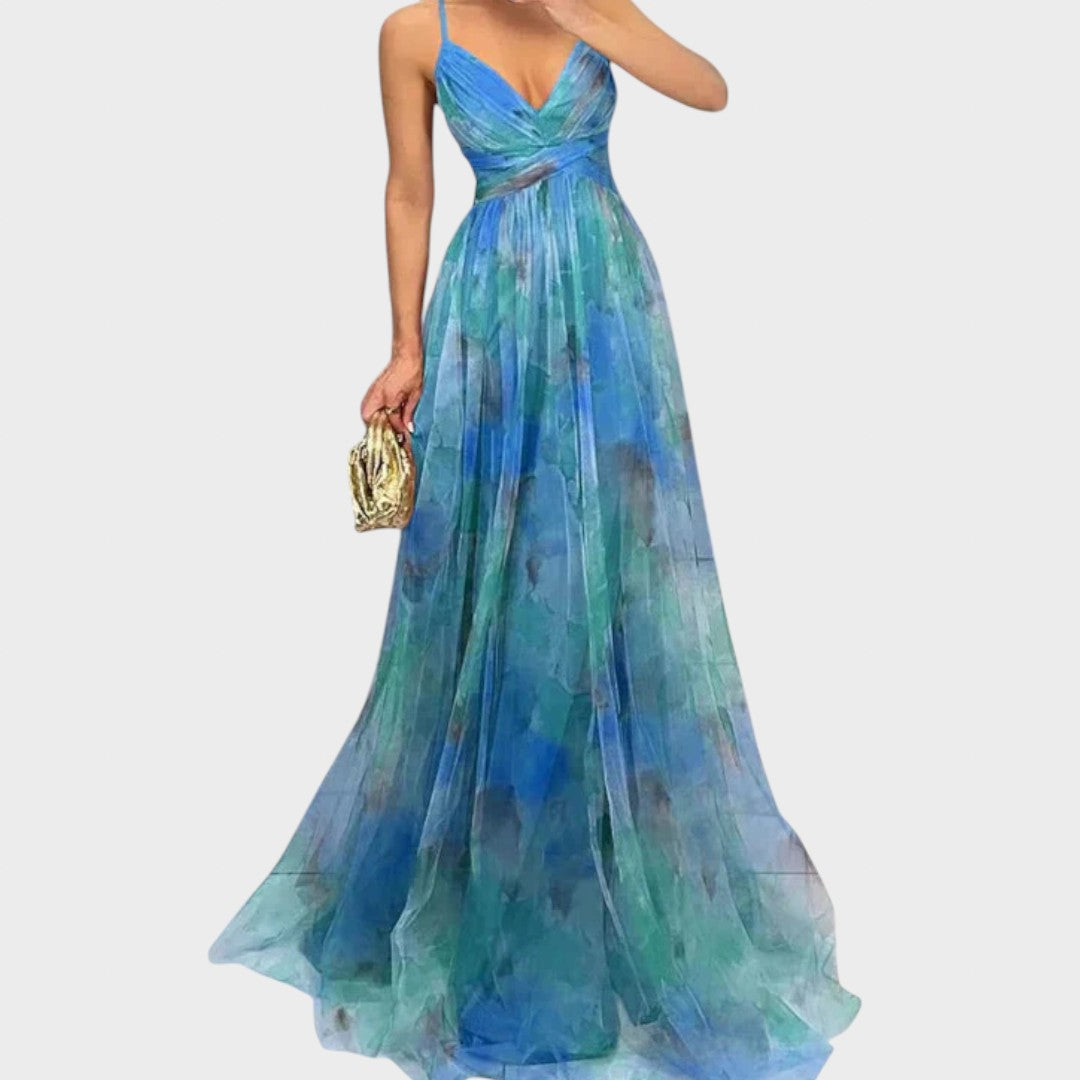 Mia - Floral Maxi Dress for Carefree Elegance