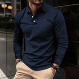 Ethan™ | Comfortable Long Sleeve Polo