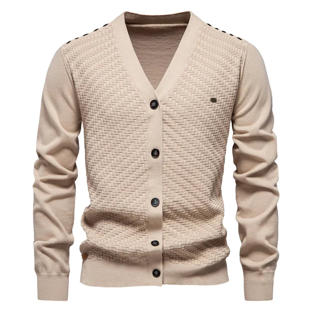 Schneider™ | Men's Double Cardigan with V-Neck