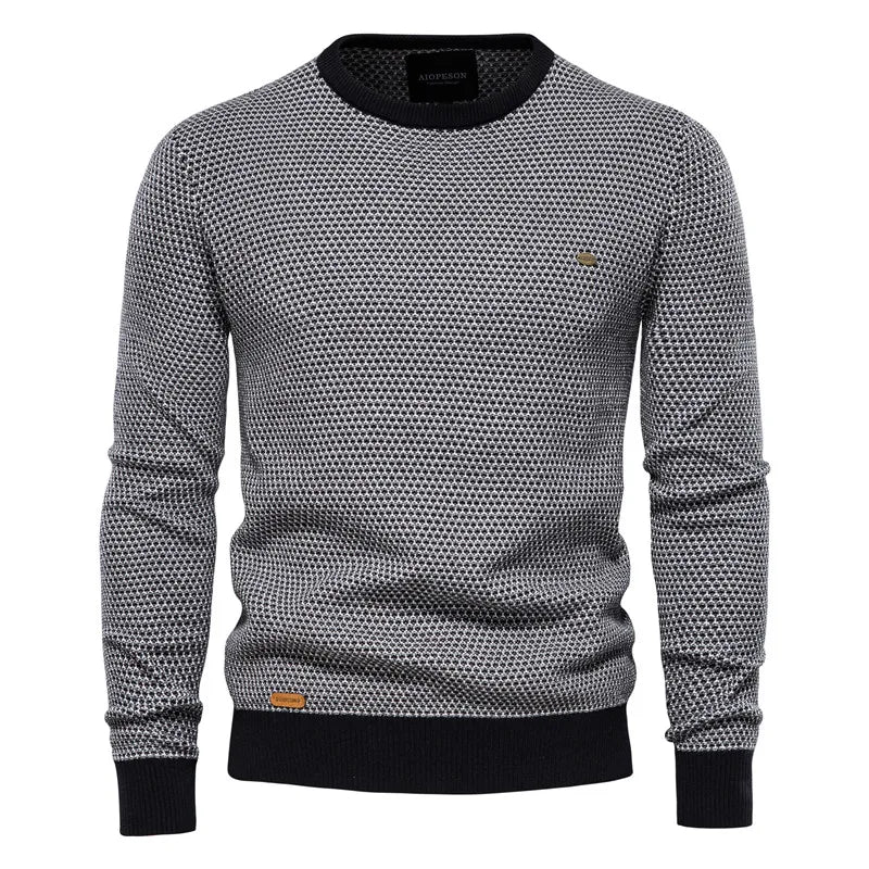 Steinmann™ | Men's Pullover with Diamond Pattern
