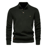 Jäger™ | Men's Sweater with Button Design