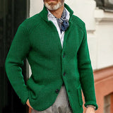 Johann | Knitted jacket with high collar