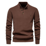 Jäger™ | Men's Sweater with Button Design