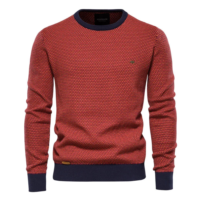 Steinmann™ | Men's Pullover with Diamond Pattern