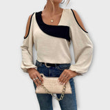 Anica - Blouse with Square Neckline