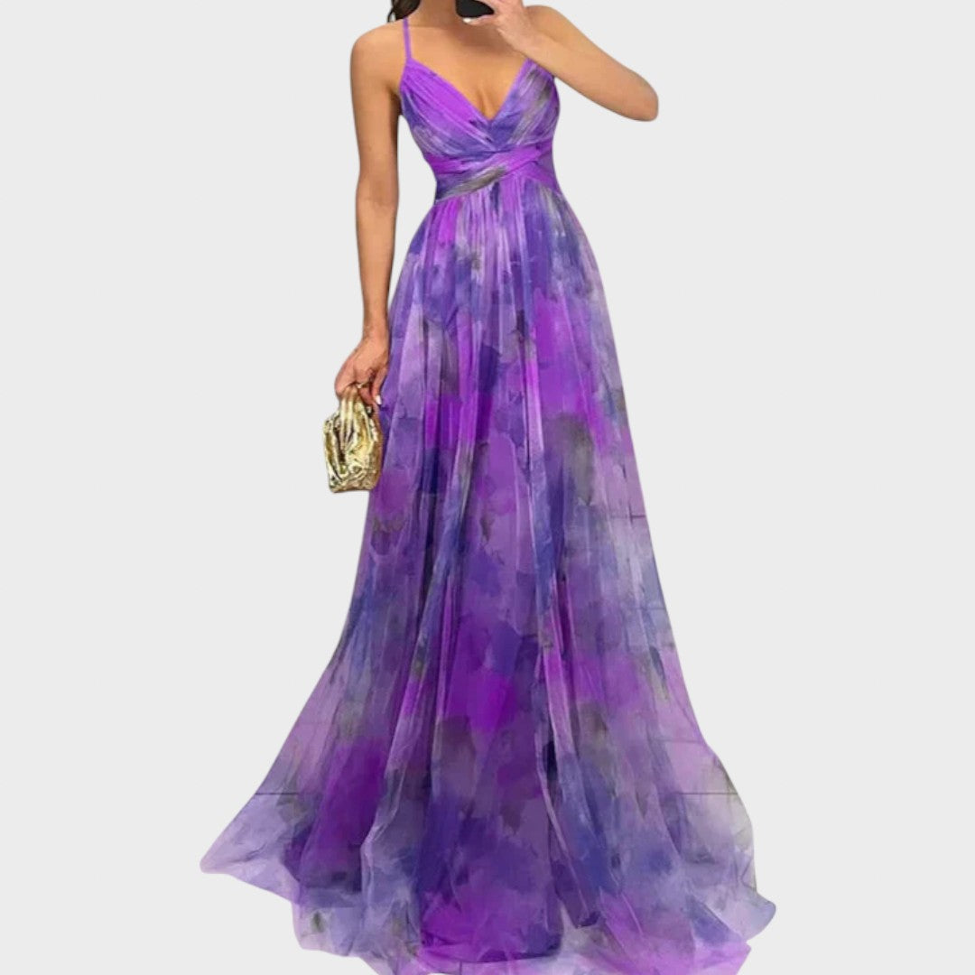 Mia - Floral Maxi Dress for Carefree Elegance