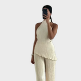 Elegant Pleated Set