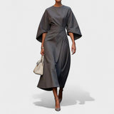 Sandra - Long Dress with Belt