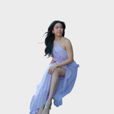 Ema - Long Dress with Ruffles