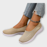 Woven Ballerinas with Non-Slip Sole