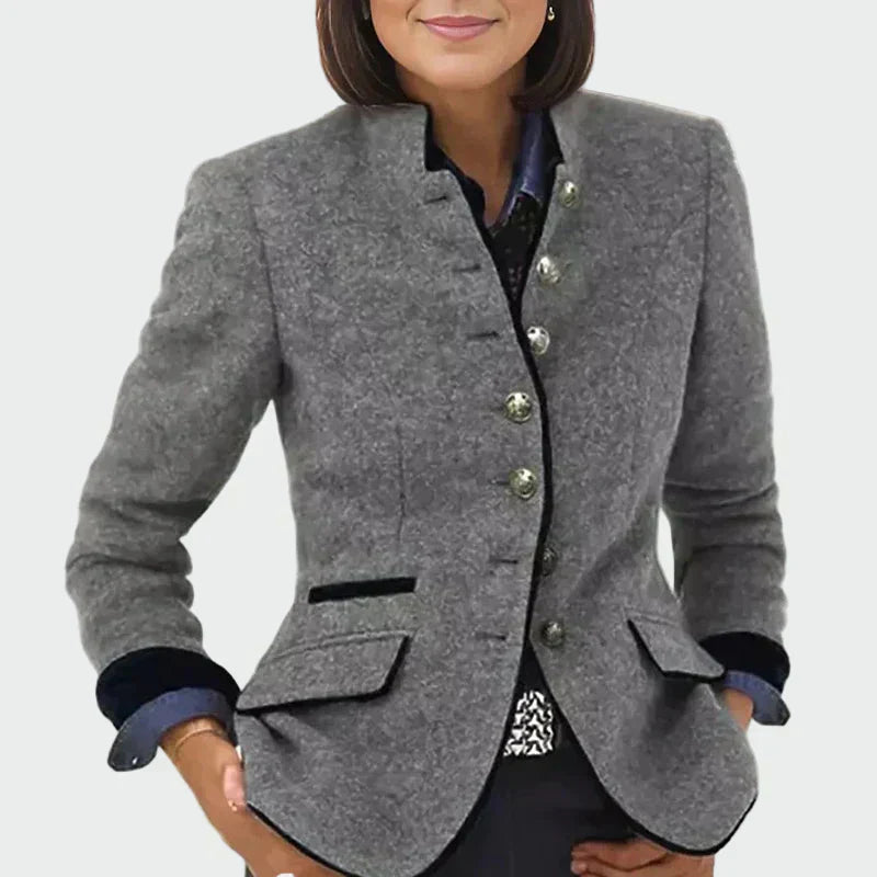 Elegant Short Blazer with Pockets