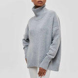 Katrielle - Comfortable Sweater with High Collar