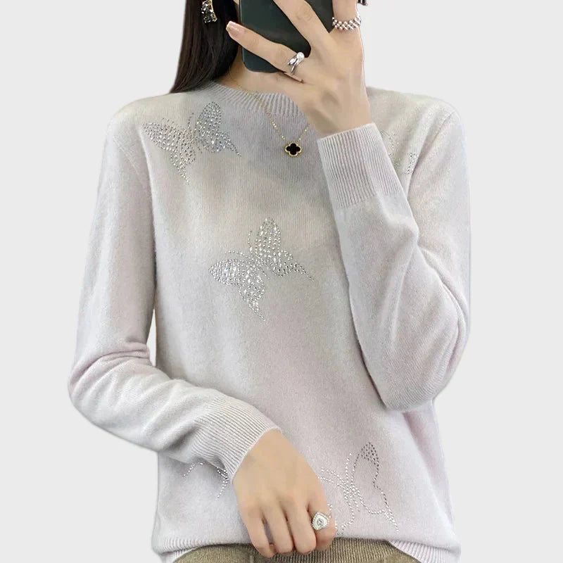 Butterfly – Knitted Sweater with Butterfly Motif