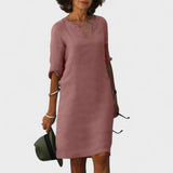 Lana - Dress with V-Neck