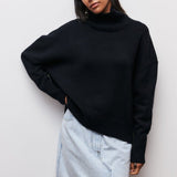 Katrielle - Comfortable Sweater with High Collar