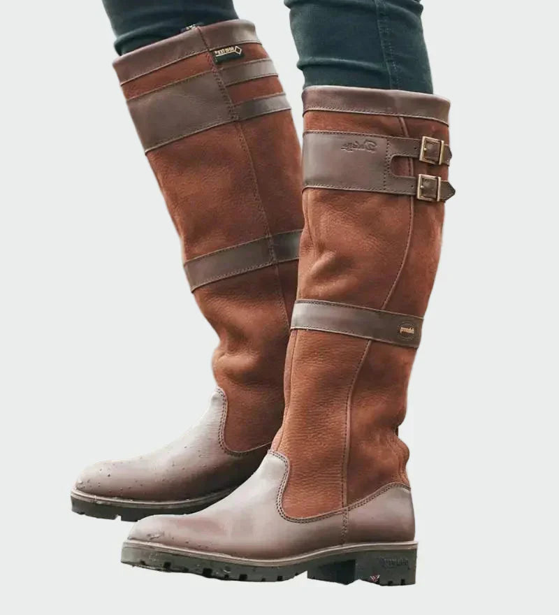 Aria – retro leather boots for everyday style