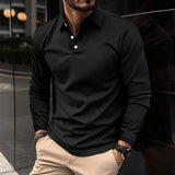Ethan™ | Comfortable Long Sleeve Polo