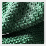 Knitted Sweater with High Collar