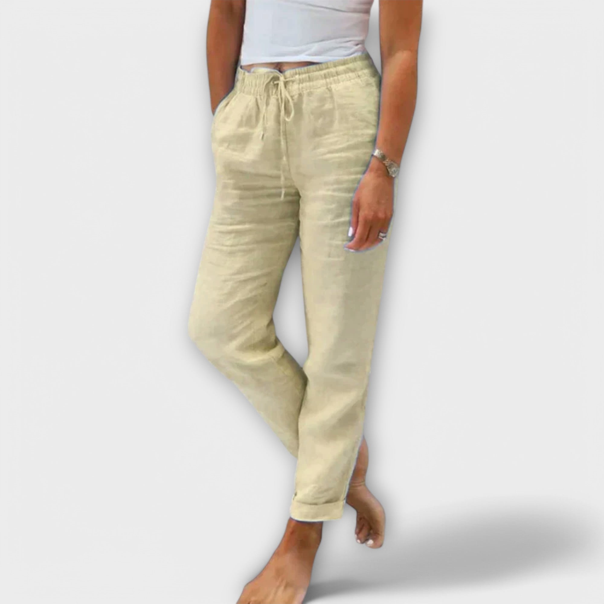 Stacy – lightweight linen pants